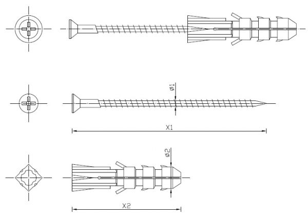 Open pipe clips - 3