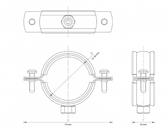 Metallschellen clamp - 3